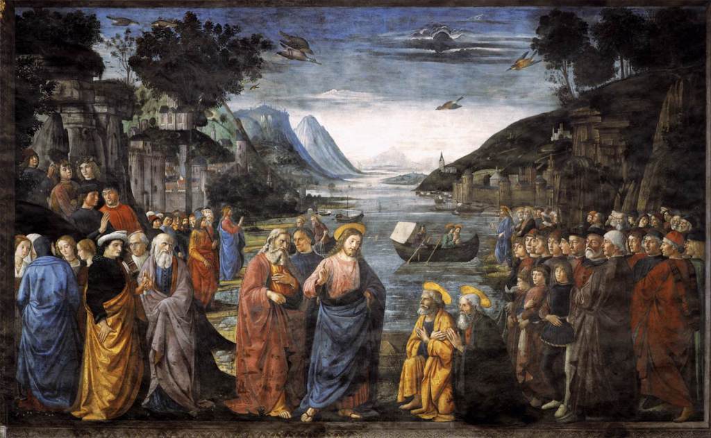 "The Calling of the Apostles" (1481), by Domenico Ghirlandaio (Wikimedia Commons)