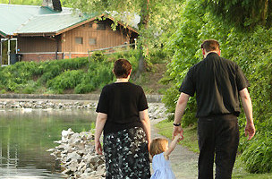 family-walk