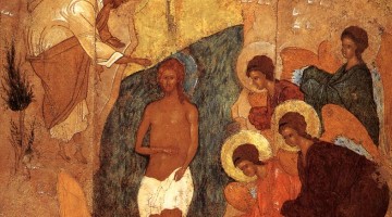 The Baptism of Christ in the Jordan River