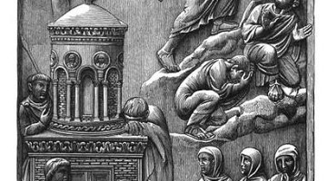 The Women at the Grave of Christ and the Ascension of Christ
