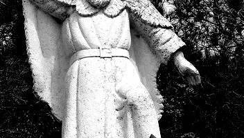 Statue of Elias on Mt. Carmel