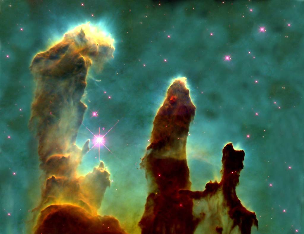 "The Pillars of Creation," from Wikimedia Commons