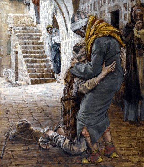 The Return of the Prodigal Son, by James Tissot (From Wikimedia Commons)