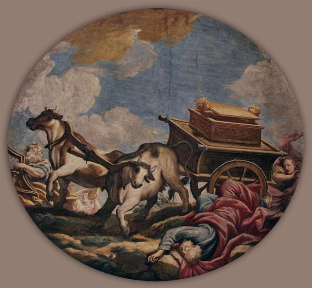 Uzzah Touches the Ark, by Giulio Quaglio the Younger (From Wikimedia Commons)