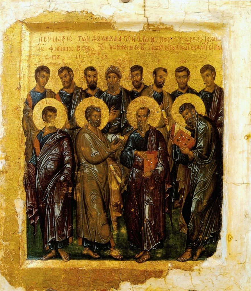 The Synaxis of the Apostles (From Wikimedia Commons)