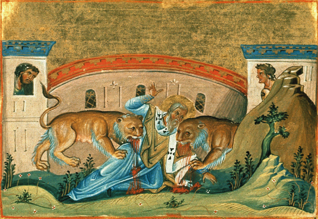 The Martyrdom of St. Ignatius of Antioch (From Wikimedia Commons)