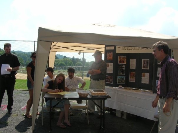 emmaus250-booth St. Paul Orthodox Church at the 250th Anniversary of the Borough of Emmaus