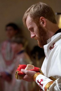 Fr. Matthew Baker at his ordination on January 19, 2014